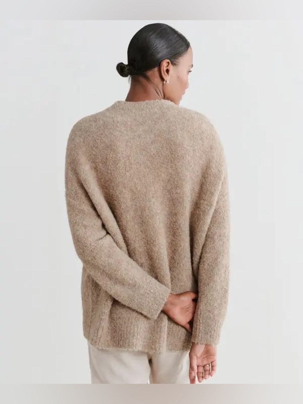 Jenni Kayne Alpaca Bouclé Cocoon Crewneck - Picture 6 of 10